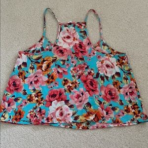 Floral crop top